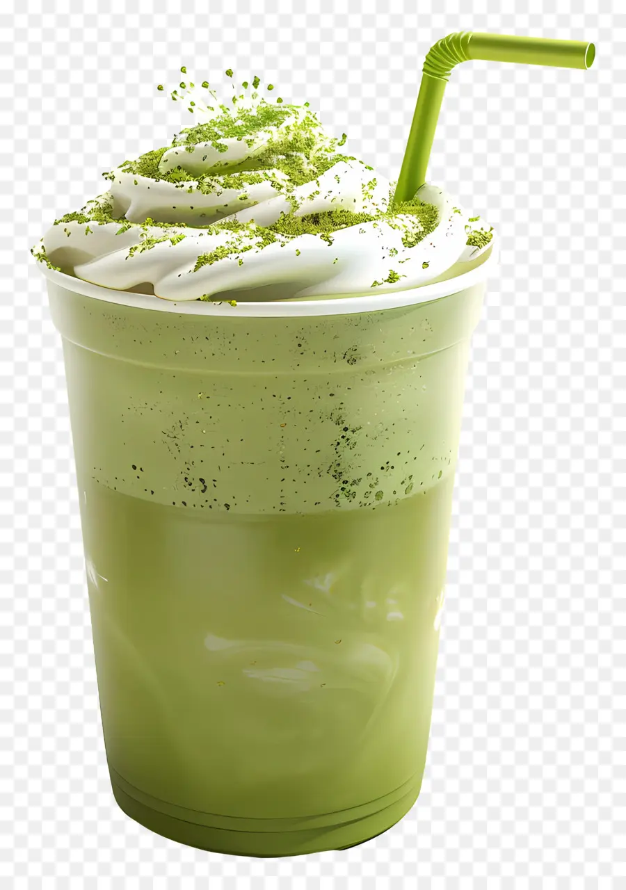 Matcha Boire，Smoothie Vert PNG