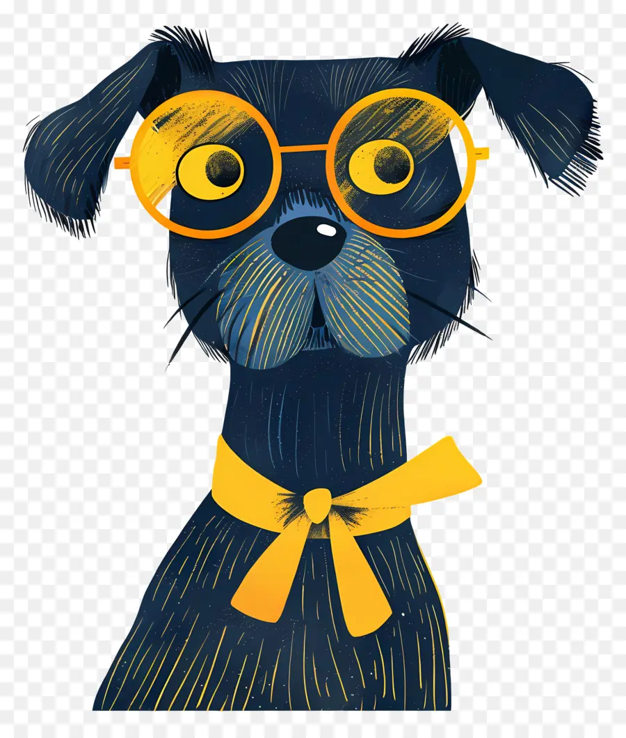 Chien，Lunettes PNG