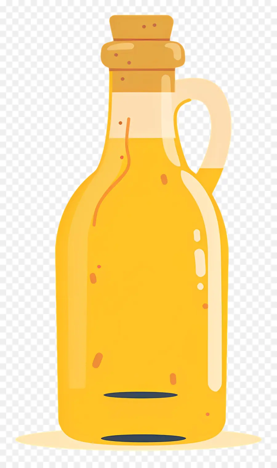 De L'huile De Cuisson，Bouteille En Verre PNG