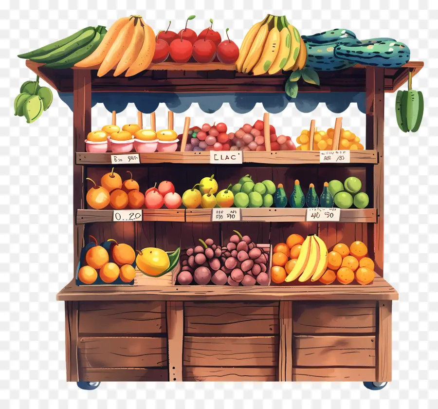 Boutique De Rue，Fruits PNG