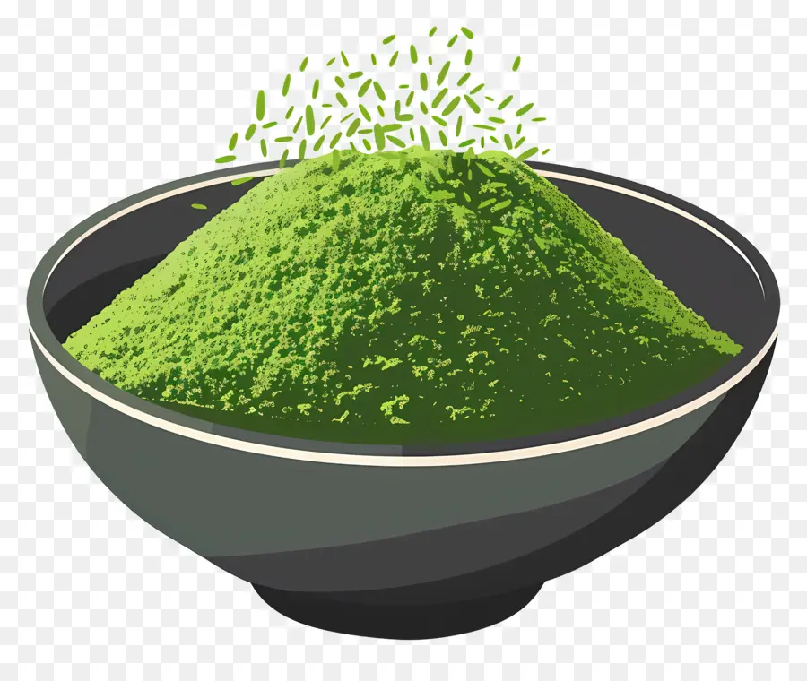 Matcha En Poudre，Le Thé Vert Matcha PNG