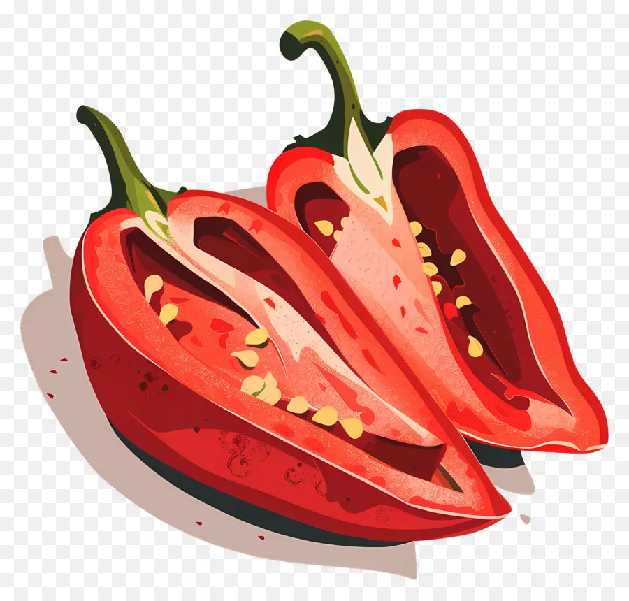 Des Tranches De Poivron，Poivron PNG