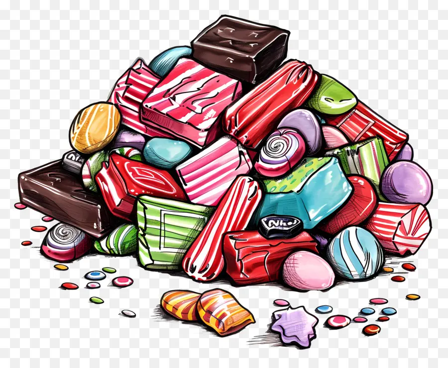 Tas De Bonbons，Bonbons PNG