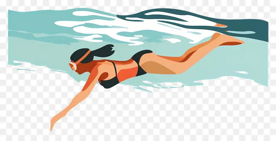 La Natation，L'eau PNG