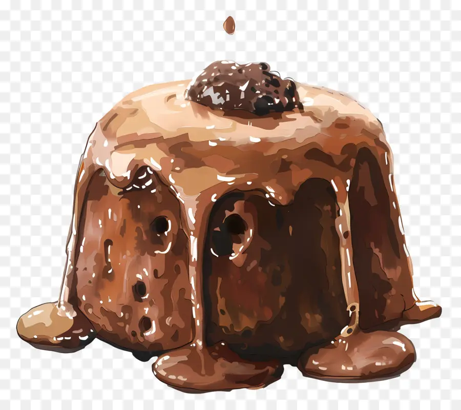 Lave Gâteau，Gâteau Au Chocolat PNG