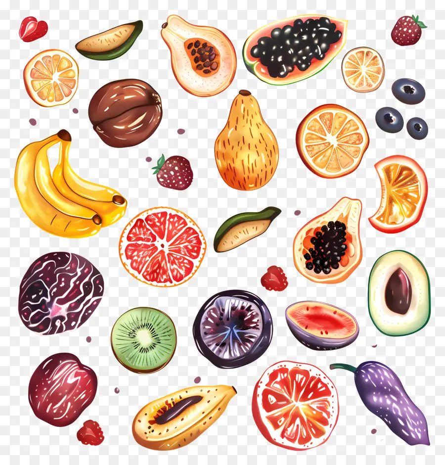 Fruits Secs，Fruits PNG