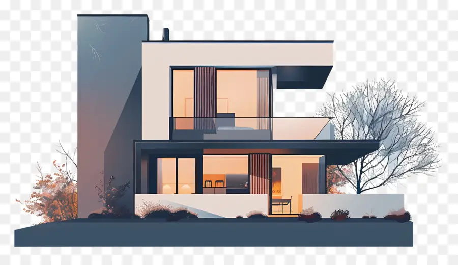 Maison Moderne，L'architecture Contemporaine PNG