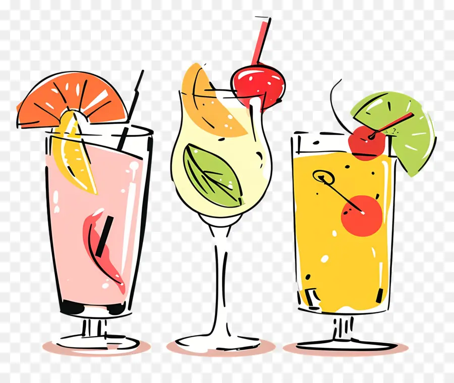 été, Des Boissons，Cocktails PNG