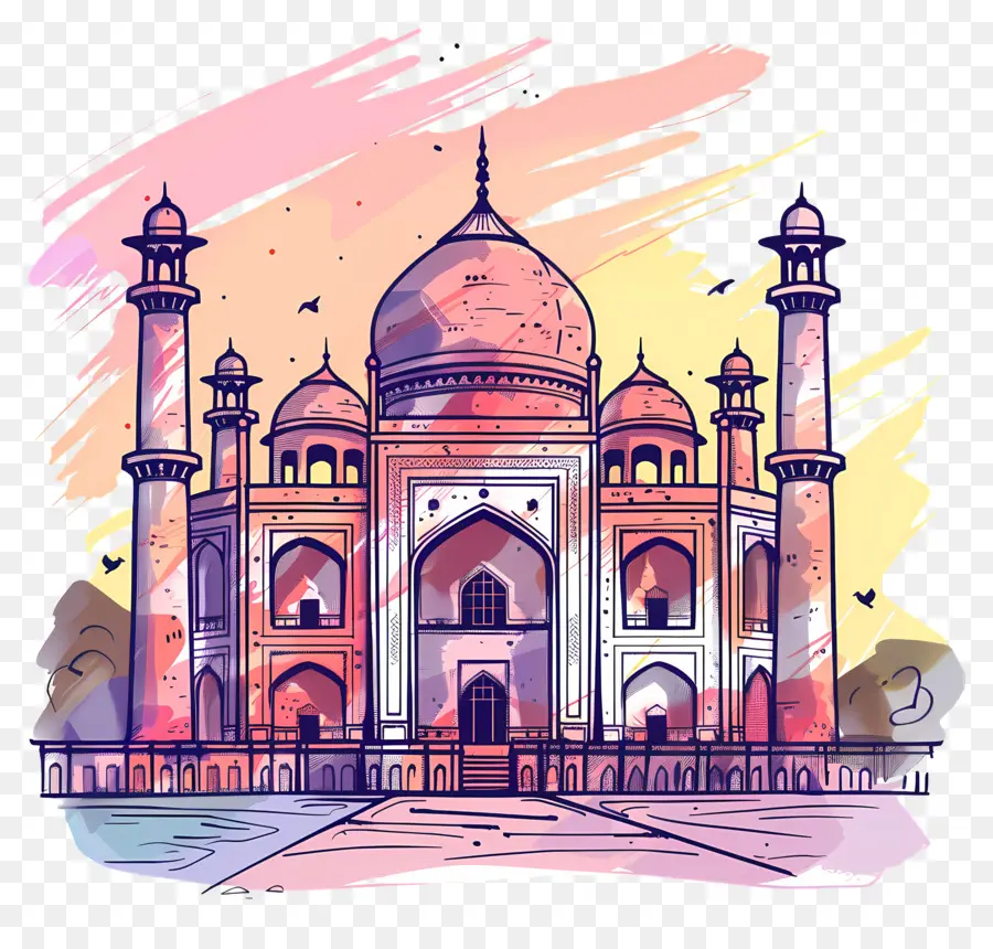 Le Fort D'agra，Taj Mahal PNG