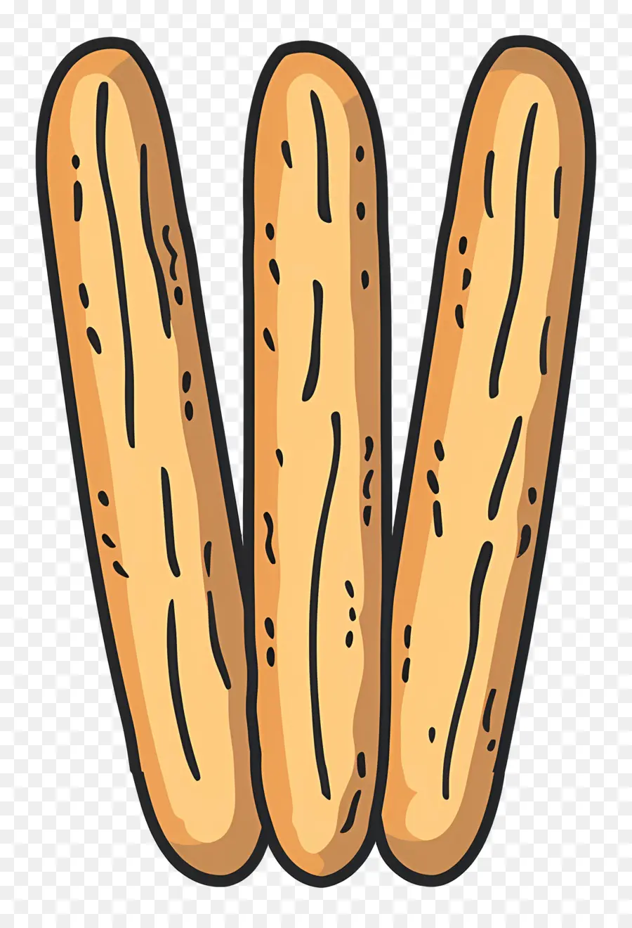 Baguette，Frites PNG