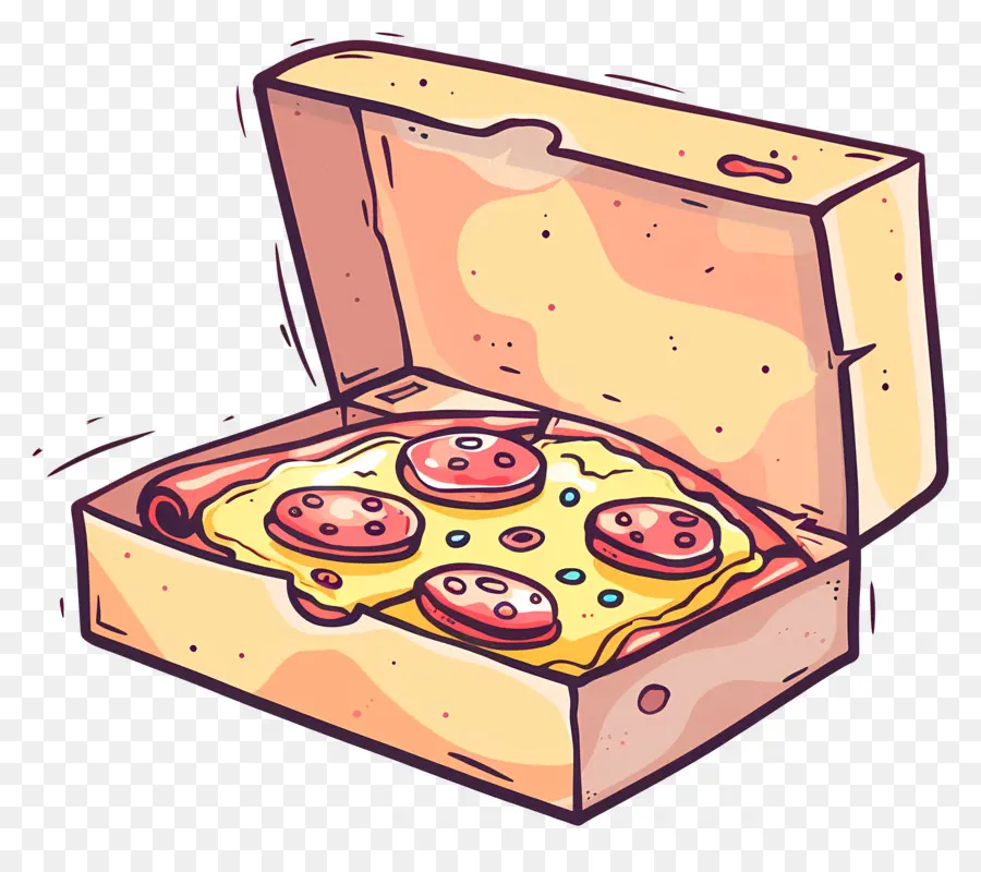 Boîte à Pizza，Pizza PNG