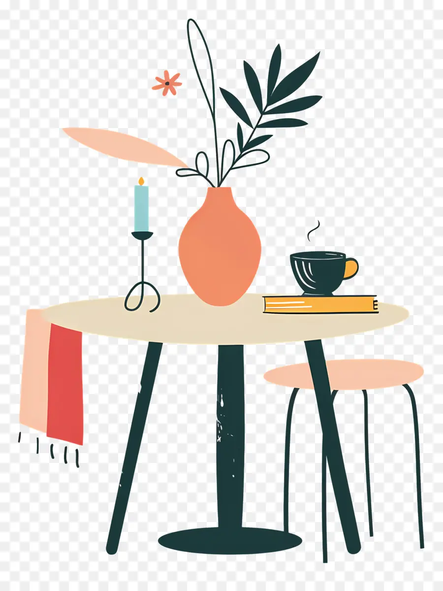 Table De Café，Le Réglage De La Table PNG