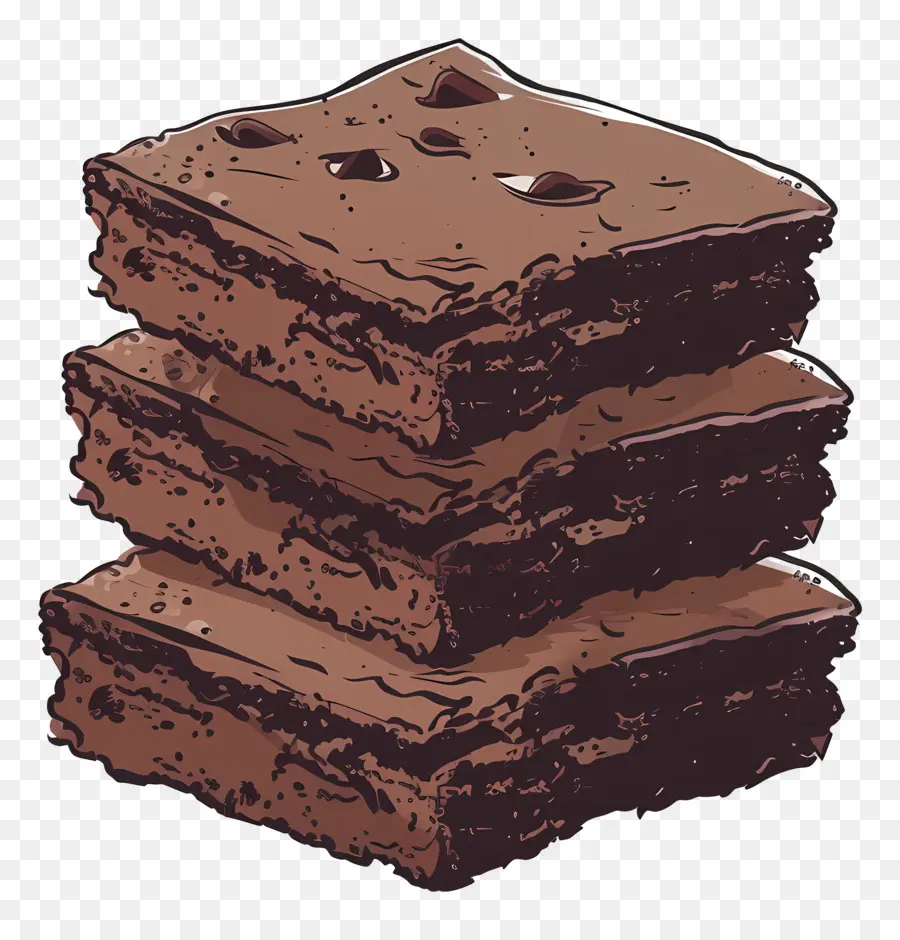 Brownies，Brownies Au Chocolat PNG