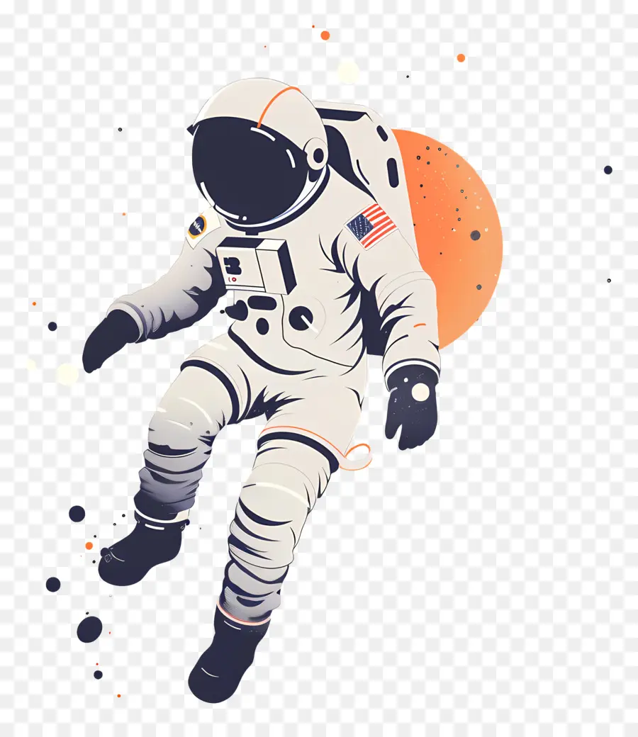 L'astronaute Dans L'espace，L'astronaute PNG