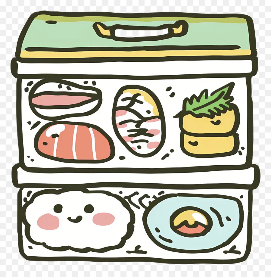 Bento Box，Sushi PNG