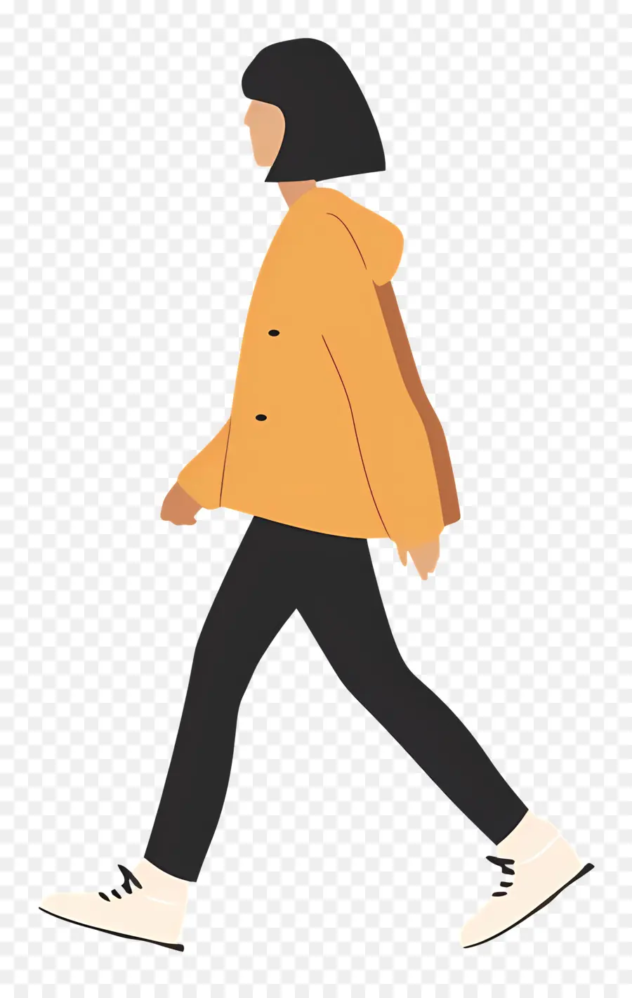 La Marche，Orange Veste PNG