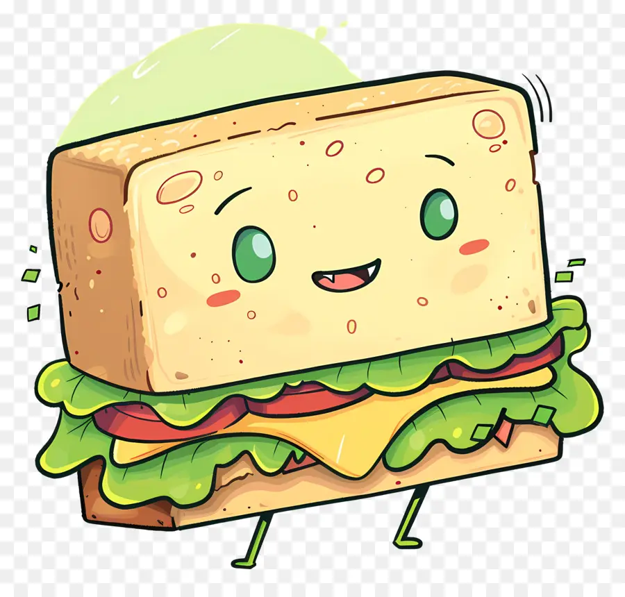 Dessin Animé Sandwich，Sandwich PNG