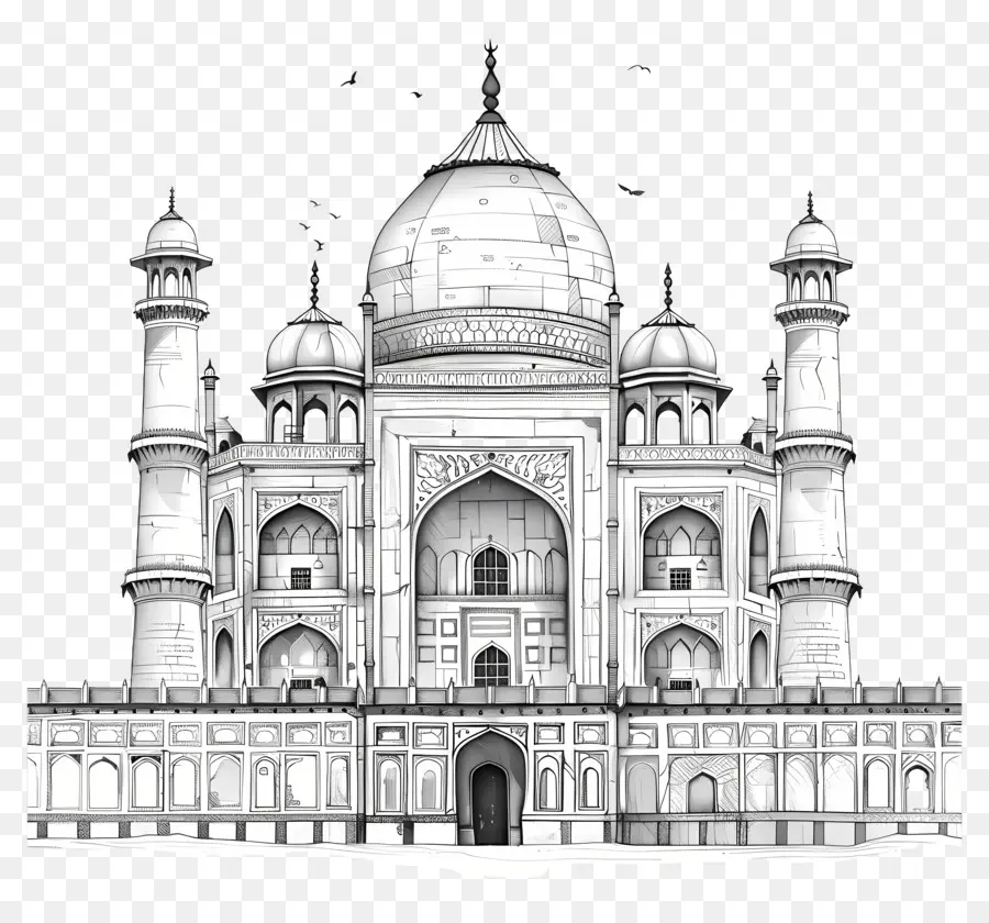 Le Fort D'agra，Taj Mahal PNG