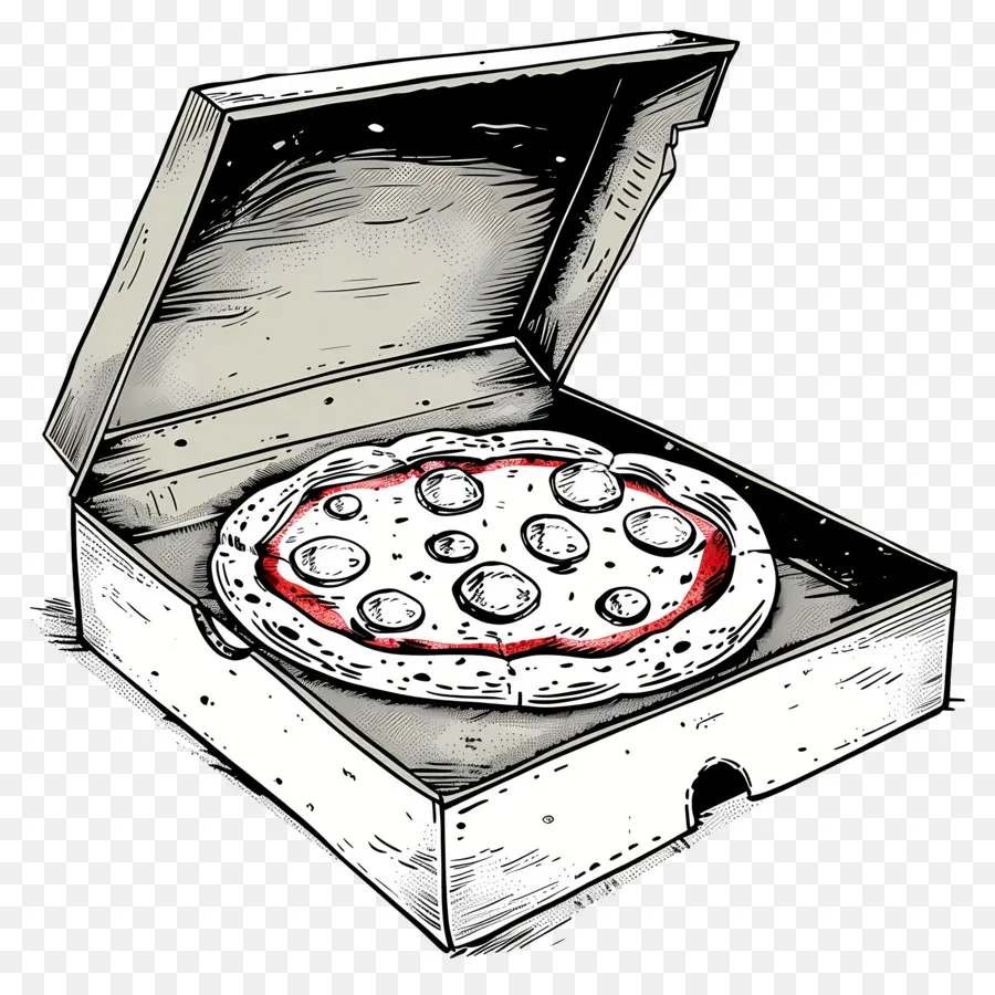 Boîte à Pizza，Pizza PNG