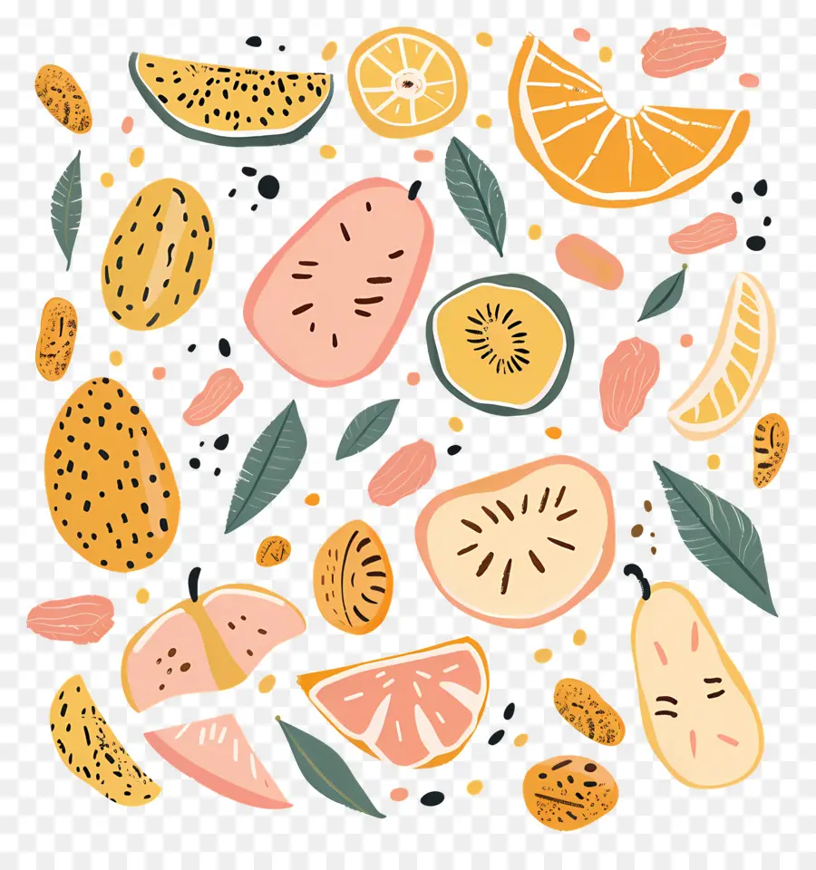 Fruits Secs，Fruits PNG