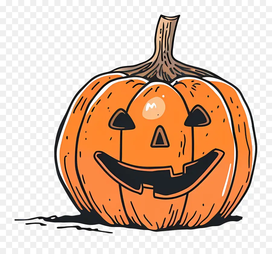 Sculpture De Citrouille，Halloween PNG