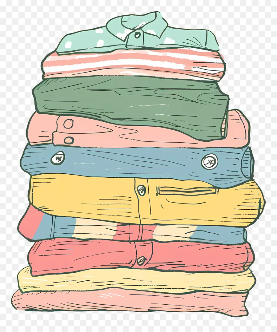 Pile De Vêtements，Vêtements PNG