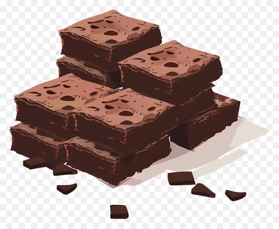 Brownies，Chocolat PNG