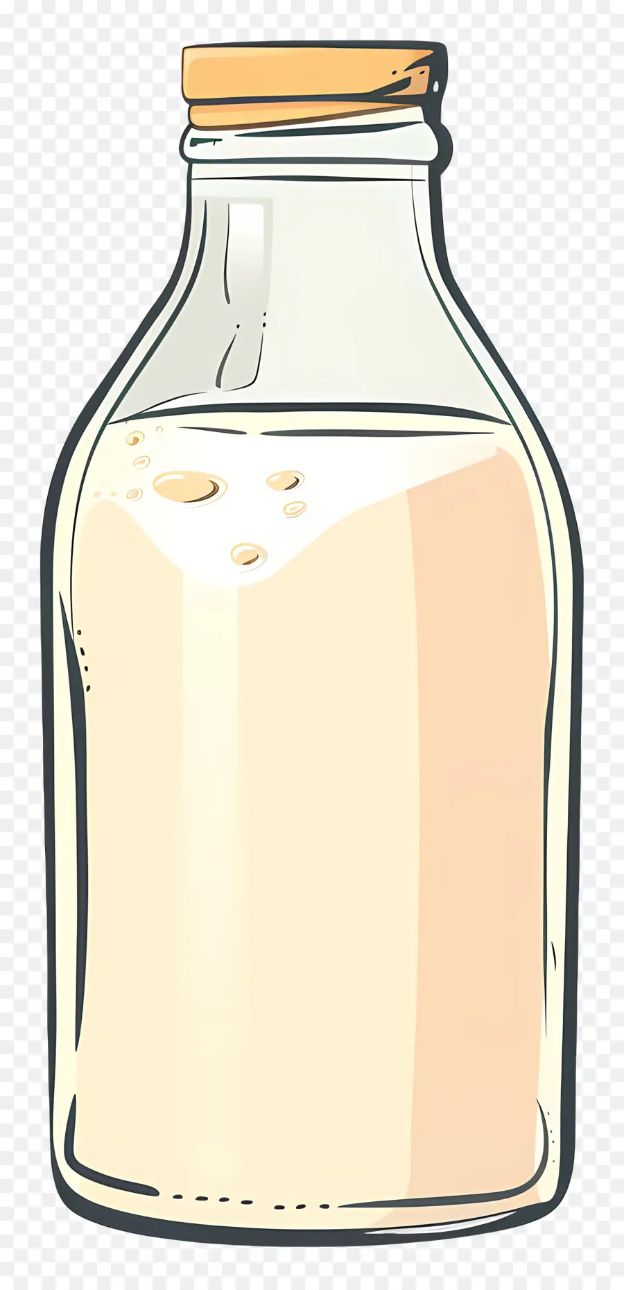 Lait，Bouteille En Verre PNG