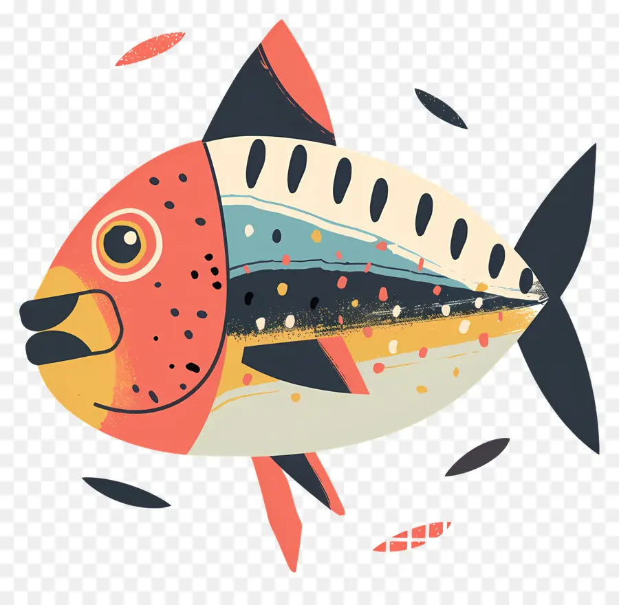 Les Poissons，Coloré PNG