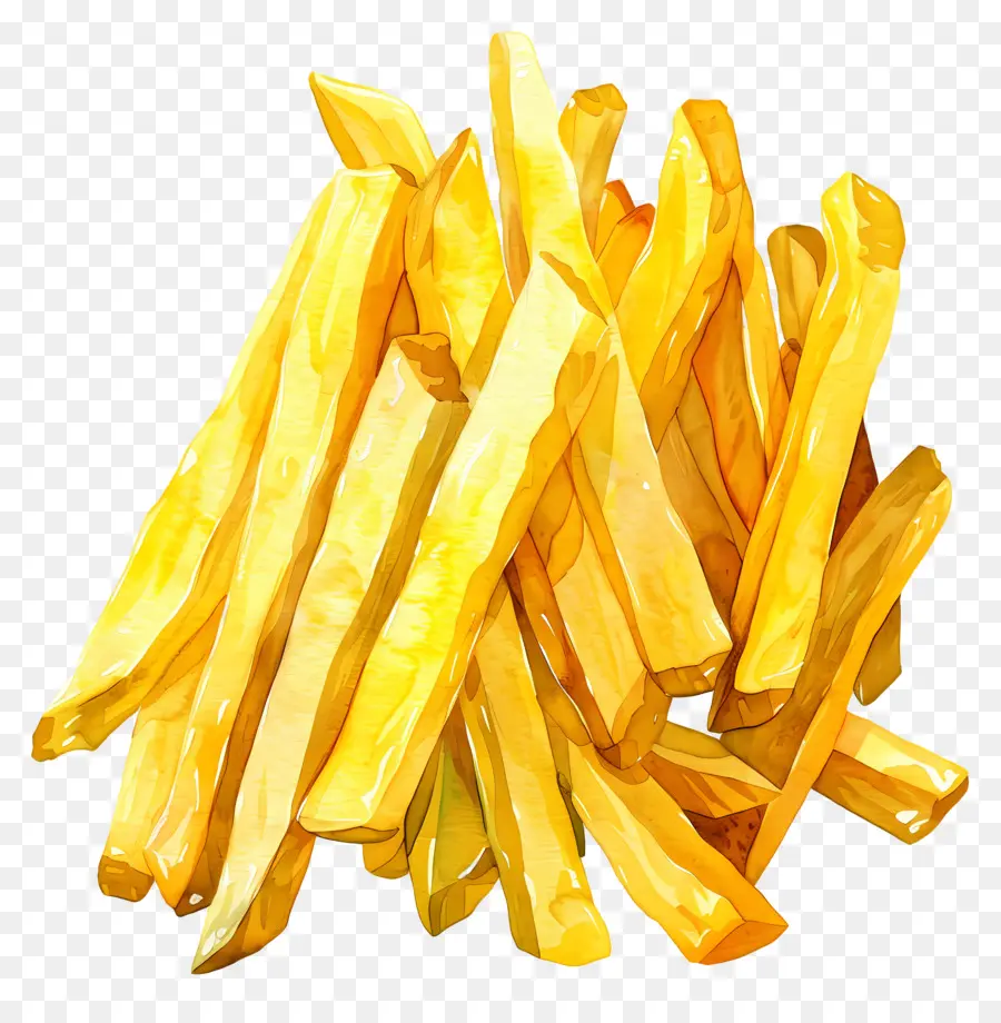 Frites，Aquarelle PNG