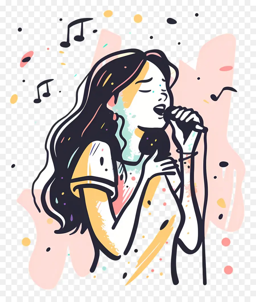 Femme Qui Chante，Femme PNG