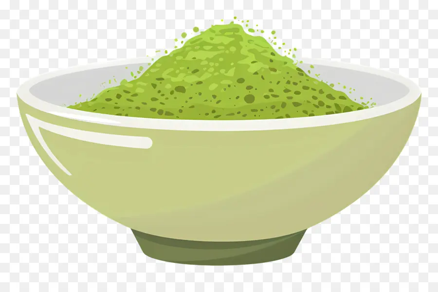 Matcha En Poudre，Thé Vert PNG