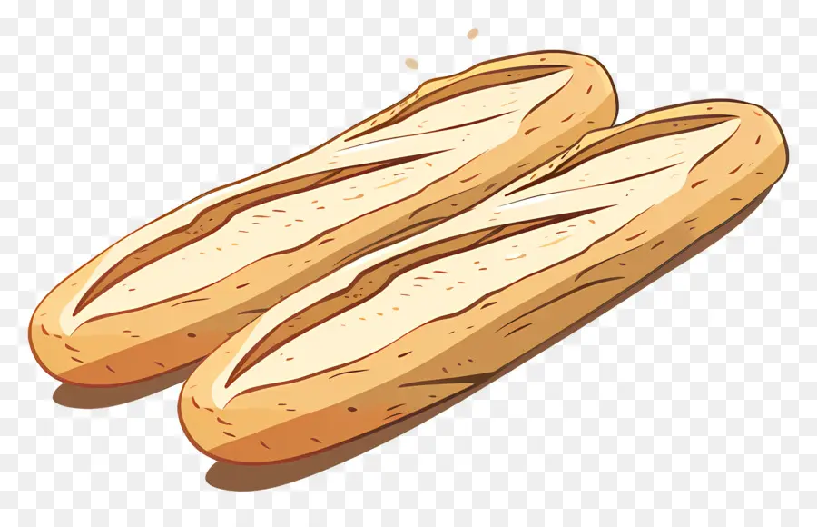 Baguette，Handdrawn PNG