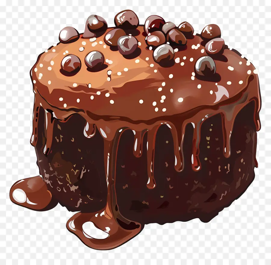 Lave Gâteau，Gâteau Au Chocolat PNG