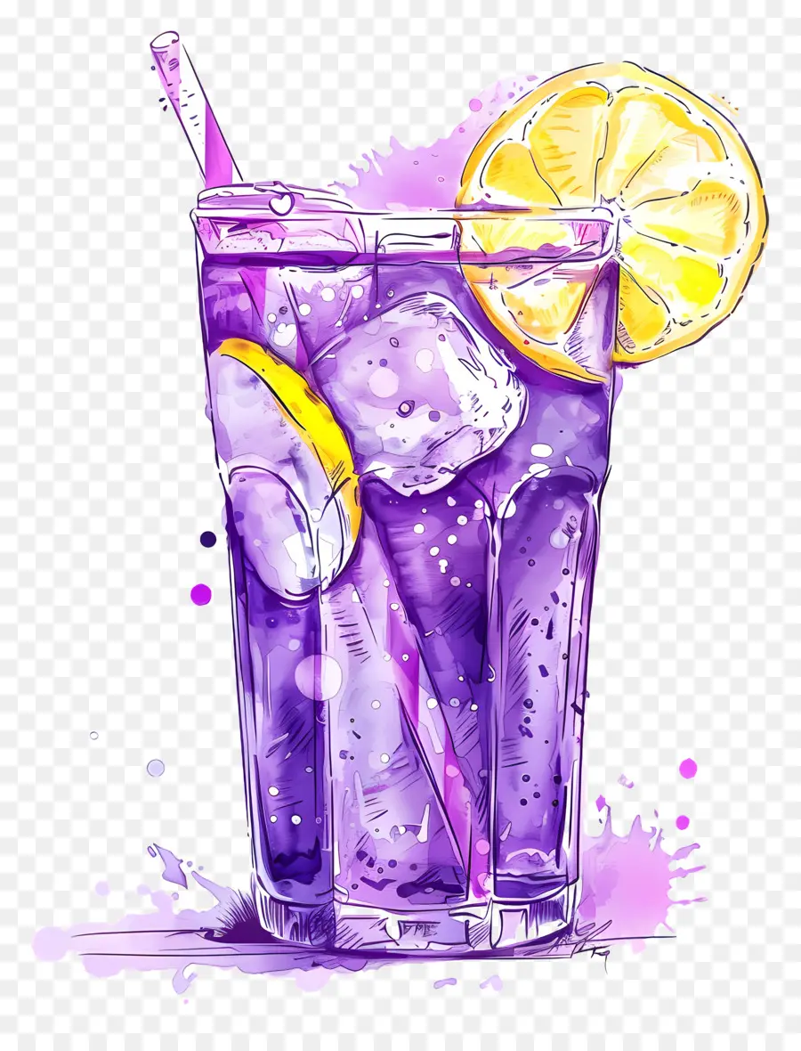 Citronnelle Violette，De La Limonade PNG