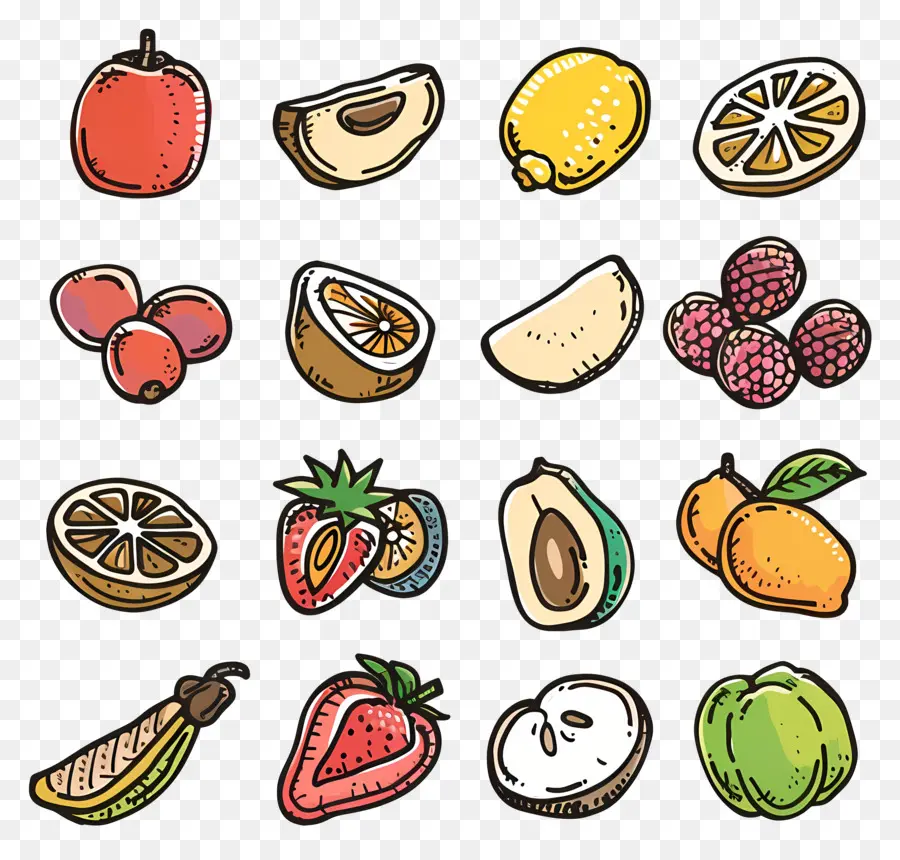 Fruits Secs，Fruits PNG