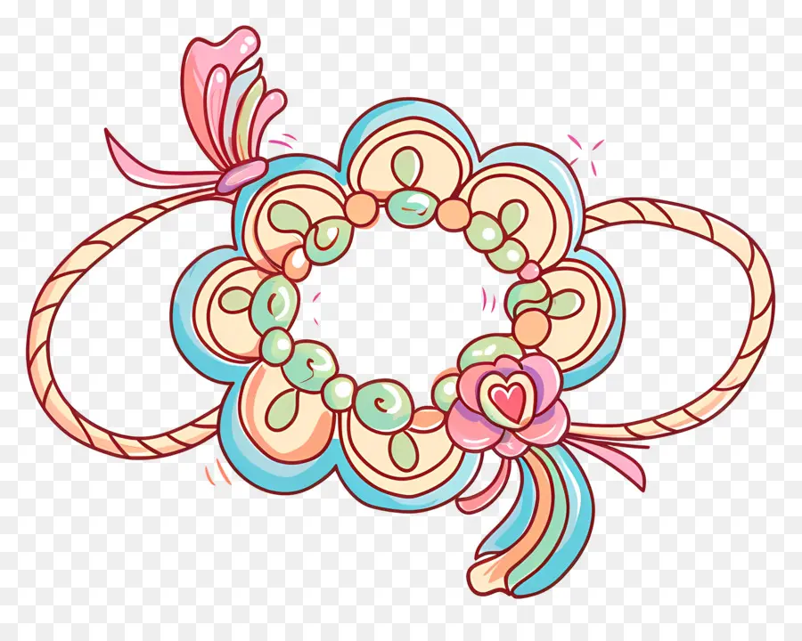 Raksha Bandhan，Couronne De Fleurs PNG