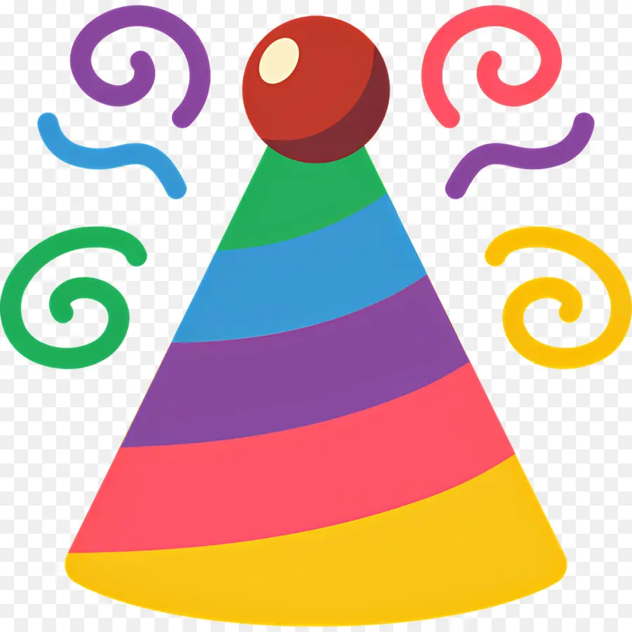 Anniversaire Des Chapeaux，Arc En Ciel PNG