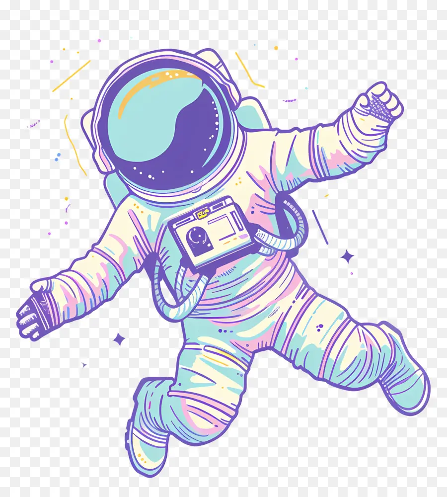 L'astronaute Dans L'espace，L'astronaute PNG