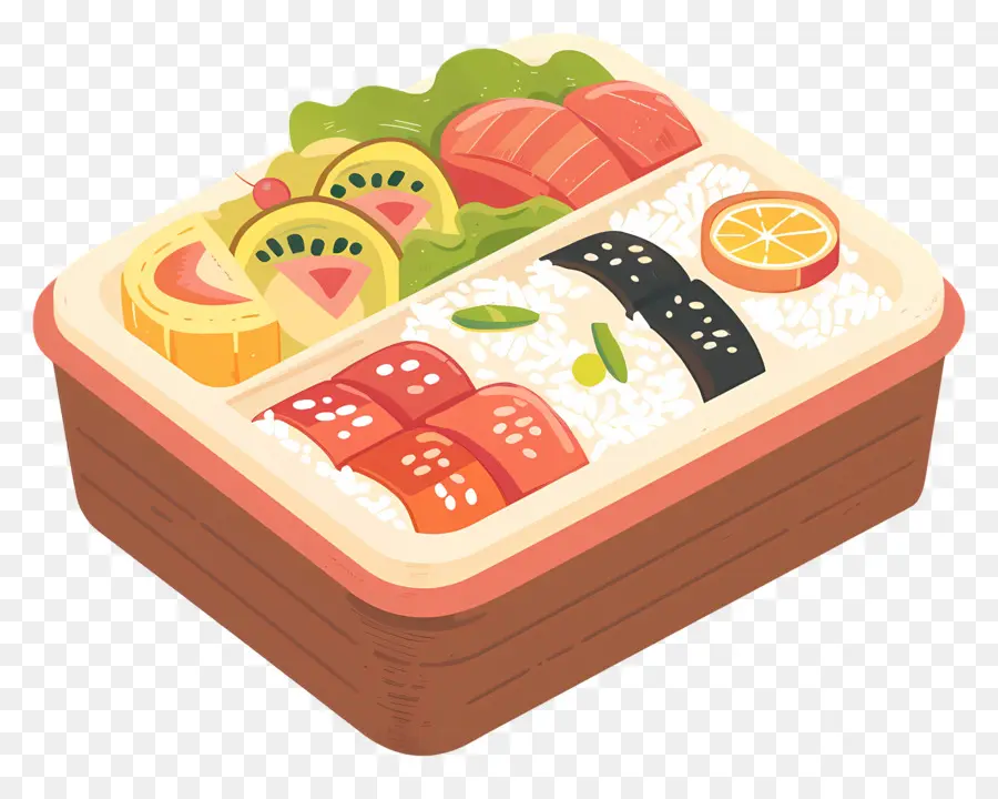 Bento Box，Sushi PNG