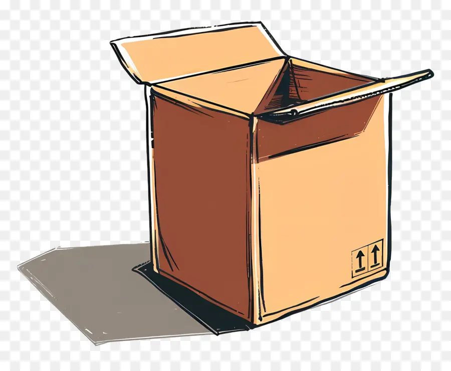 Boîte D'expédition，Boîte En Carton PNG