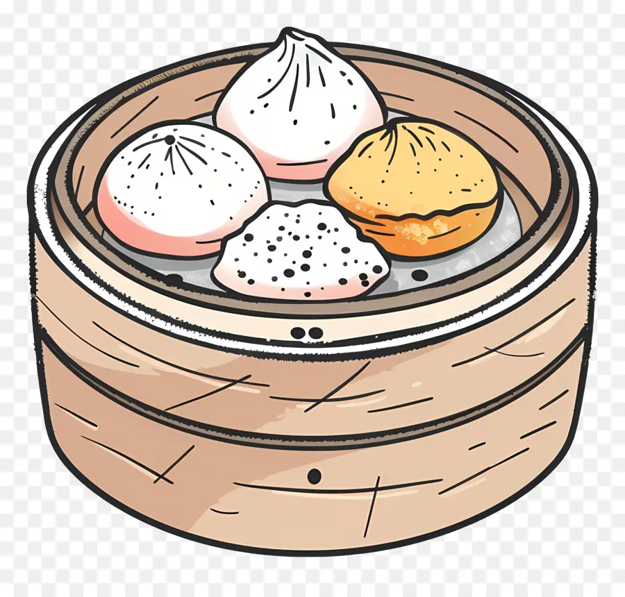 Dim Sum，Boulettes PNG