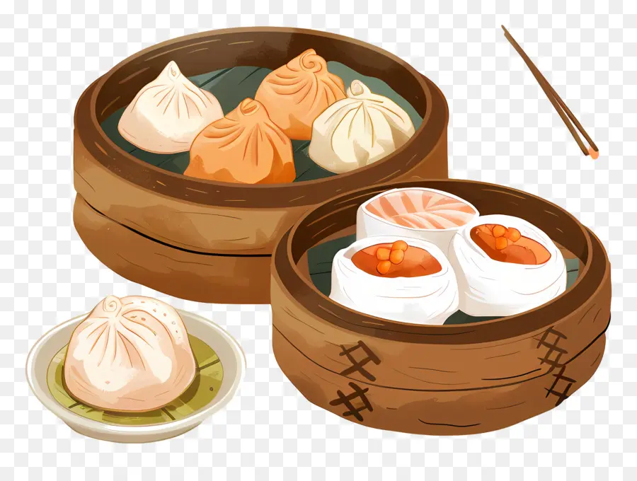 Dim Sum，Boulettes PNG