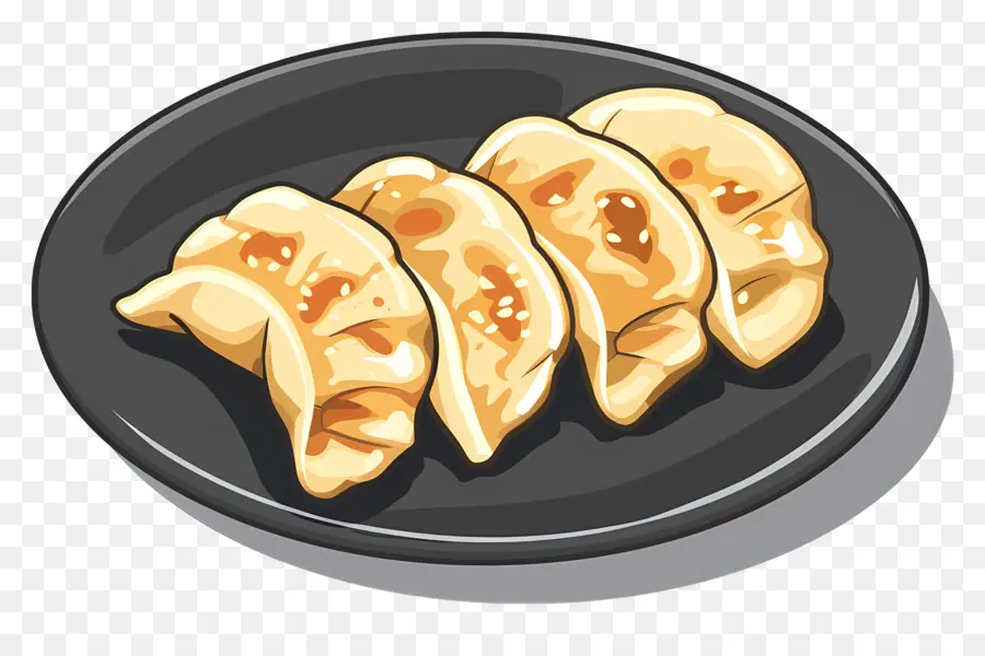 Gyoza Japonais，Boulettes PNG