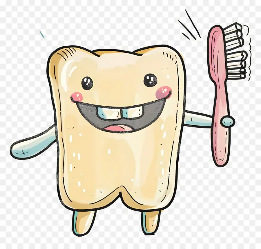 Le Brossage Des Dents，Brosse à Dents PNG