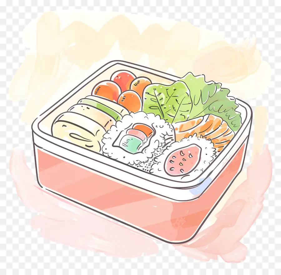 Bento Box，Sushi PNG