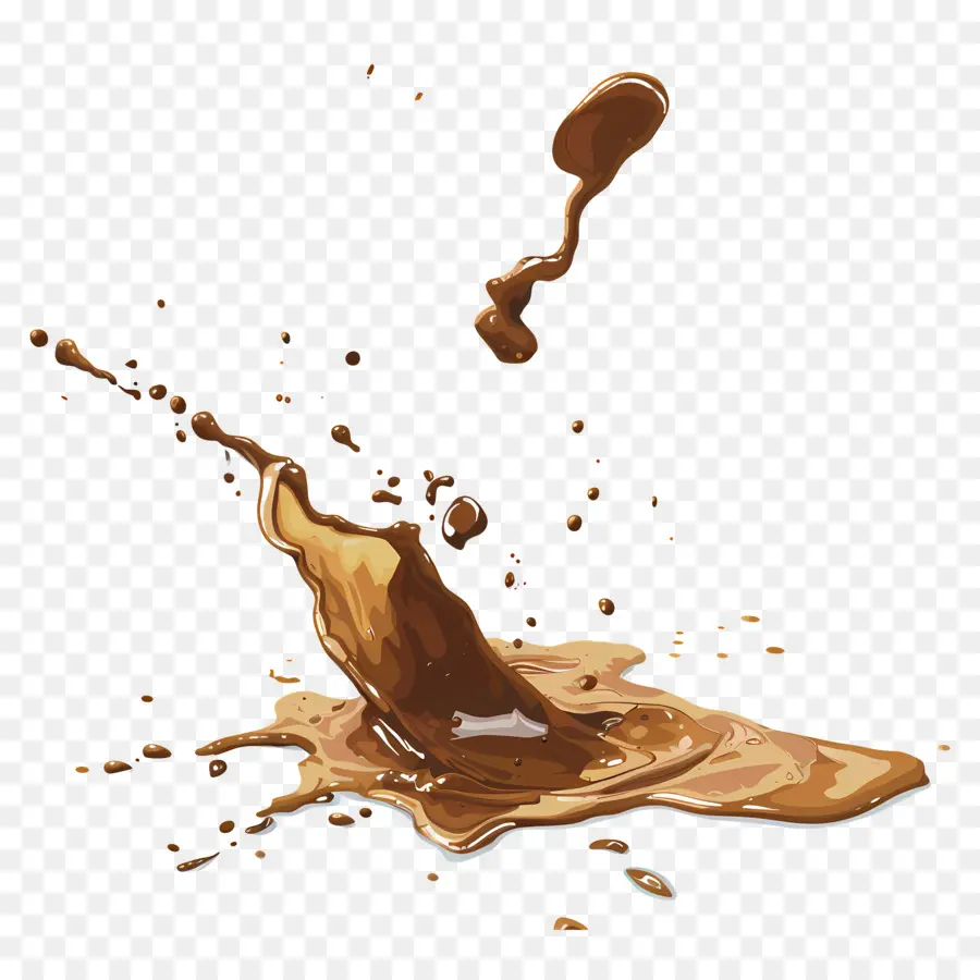 Un Café Renversé，Chocolat PNG