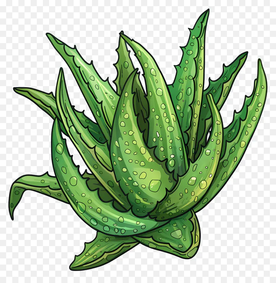 L'aloe Vera，Succulent PNG