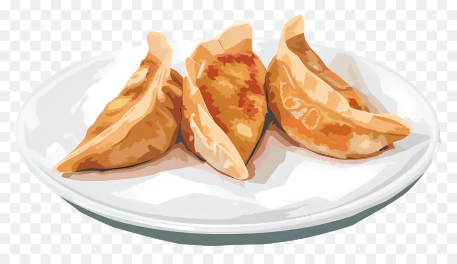 Gyoza Japonais，Rouleaux D'oeufs PNG