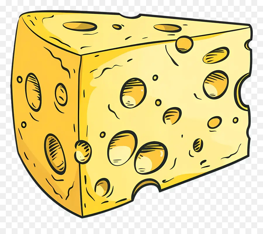 Fromage Bloc，Dessin Animé Fromage PNG